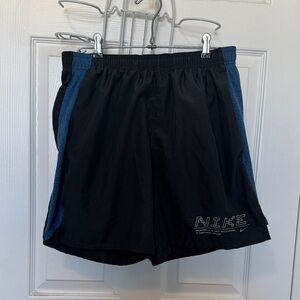 Nike Men's Athletic Shorts in Black and Blue